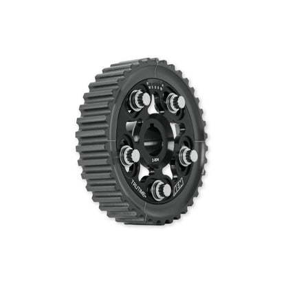 AEM Electronics Tru-Time Cam Gear Black 5-Bolt Honda D16Y7 & D16Y8 23-804BK Photo - out of package