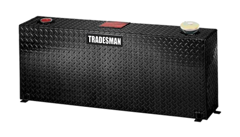 Tradesman Aluminum Rectangular Liquid Storage Tank (55 Gallon Capacity) - Black 73155