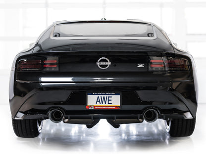AWE Tuning AWE 2023 Nissan Z RZ34 RWD Track Edition Catback Exhaust System w/ Chrome Silver Tips 3020-32400 3020-32400 Photo - Mounted