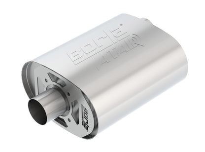 Borla CrateMuffler Ford 5.0L Coyote ATAK 2.5in Offset/Center 12in x 6in x 10.34in Muffler 400856 400856 Photo - Primary