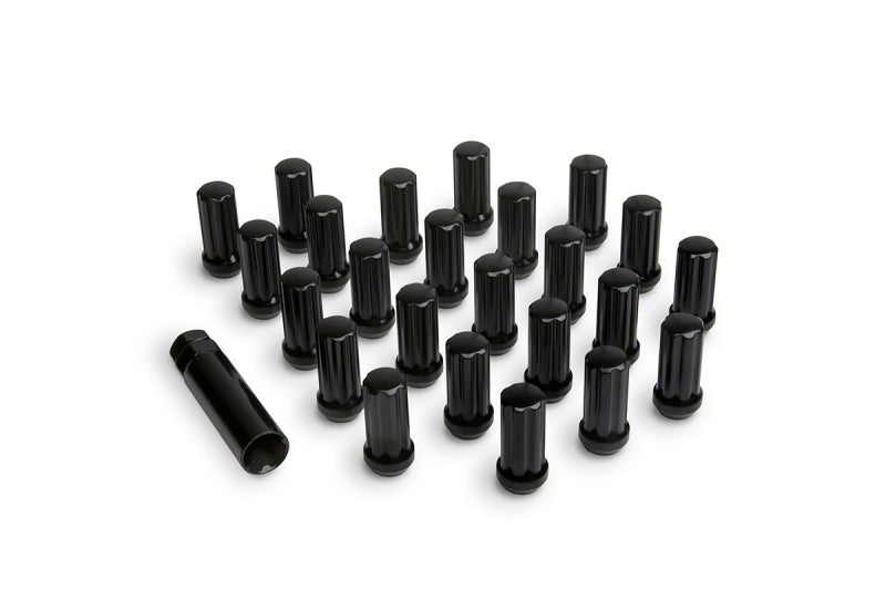ICON Alloys Lug Nut Kit Black - 14x1.5 - 24 Lug Nuts w/ Key 89141524B 89141524B Photo - Primary