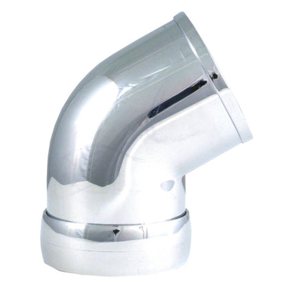 Spectre Universal Intake Elbow Tube (ABS) w/Collar 3in. OD / 60 Degree - Chrome 8668 8668 Photo - Primary