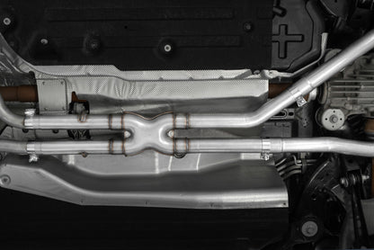 MBRP 20-21 Ford Explorer ST 3.0L Ecoboost SS 2.5in Dual Rear Exit w/ Quad Tips - AL S5205AL S5205AL Photo - Mounted