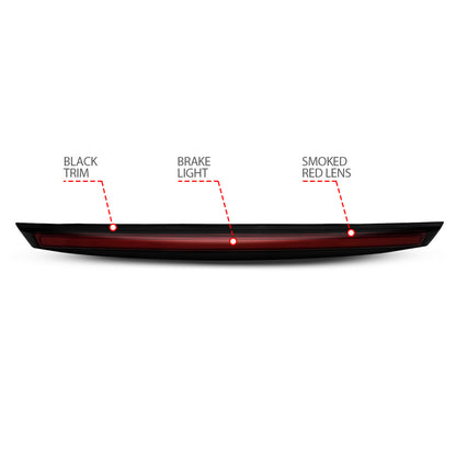 ANZO 2007-2014 Chevrolet Suburban 1500 LED 3rd Brake Light Black Housing Smoke Lens w/ Spoiler 1pc 531109 531109 User 3