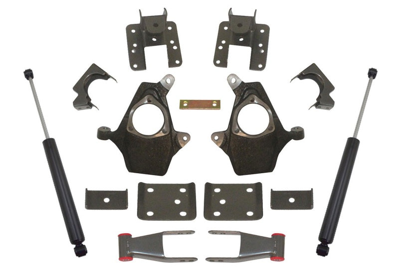 MaxTrac 07-16 GM C/K1500 2WD/4WD (Non Magneride) 2in/4in Lowering Spindle Kit KS331324 KS331324 Photo - Primary