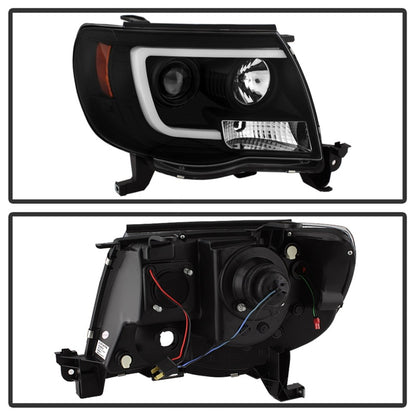 Spyder Toyota Tacoma 05-11 Projector Headlights - Light Bar DRL - Black PRO-YD-TT05V2-LB-BK 5084514 5084514 Photo - Unmounted