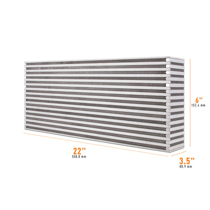 Mishimoto Universal Air-to-Air Intercooler Core - 22in / 6in / 3.5in MMUIC-09 MMUIC-09 Photo - Primary
