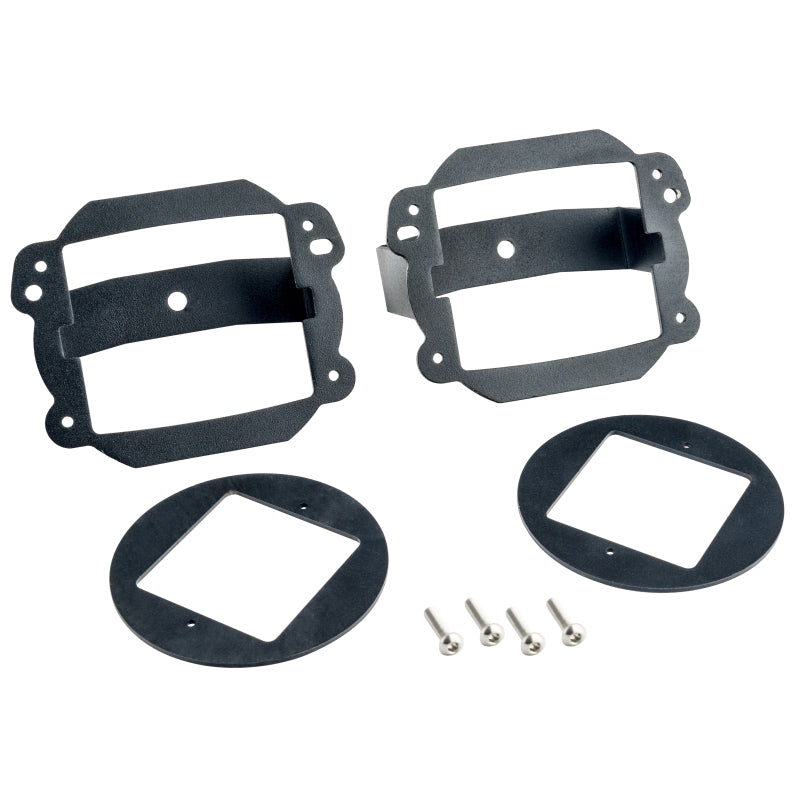 ORACLE Lighting Oracle Jeep JK Fog Light to Cube Light Conversion Mount Brackets (Pair) w/ Bezel 2179-504 2179-504 Photo - in package