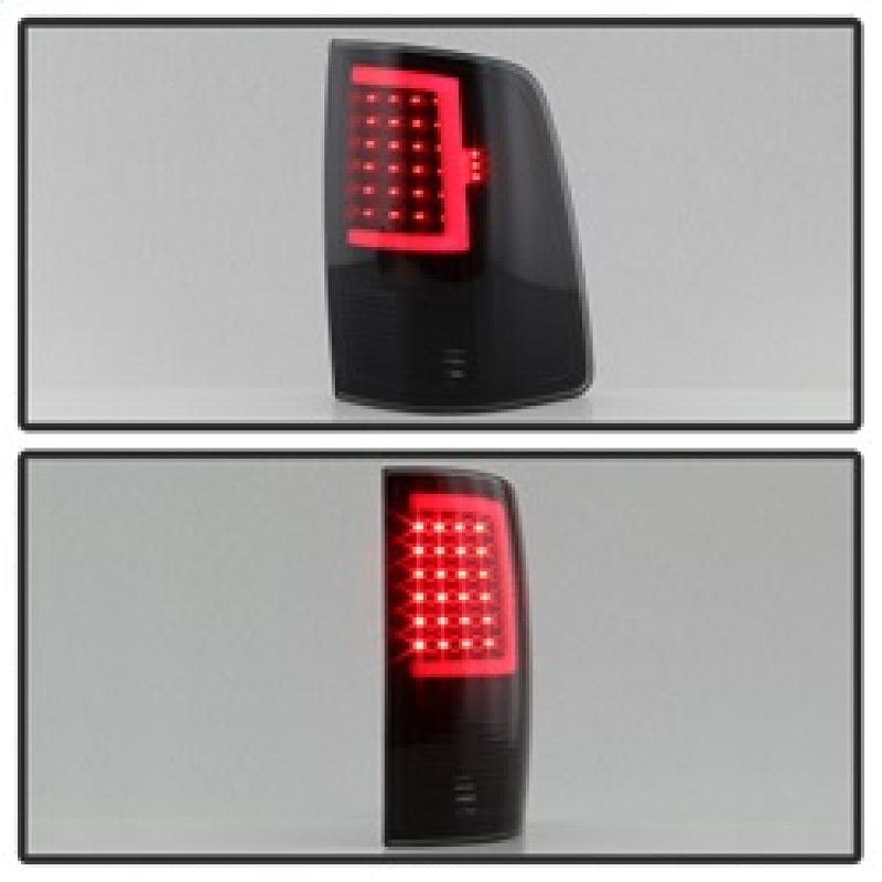 SPYDER xTune 13-18 Dodge Ram 1500 (LED Model Only) LED Tail Lights - Blk Smk (ALT-ON-DRAM13V2-LBLED-BSM) 9041020 9041020 Photo - Unmounted