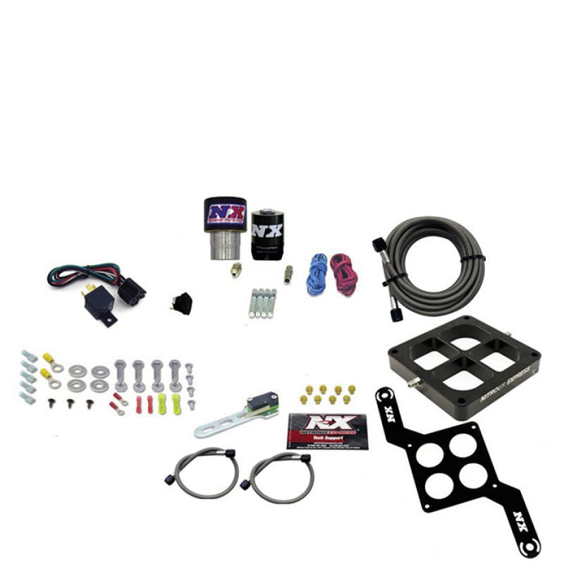 Nitrous Express Single Entry Crossbar RNC .178 4150 Flange Nitrous Kit (250-650HP) w/No Bottle 63970-00 63970-00 Photo - Primary