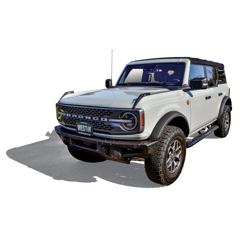 Westin 21-22 Ford Bronco (4-Door) PRO TRAXX 4 Oval Nerf Step Bars - Textured Black 21-24195 21-24195 Photo - Mounted
