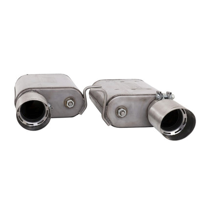 BBK Vari-Tune Axle Back Exhaust Kit 2 Adjustable Performance Mufflers 2-3/4 Pipe 4 in. Tips 41065 41065 Photo - Unmounted