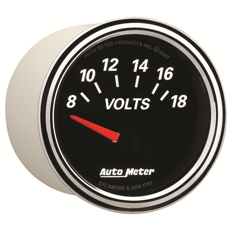 Autometer Designer Black II Series; Voltmeter Gauge; Electri 1293 User 5