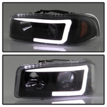Spyder GMC Sierra 1500/2500/3500 99-06 V2 Projector Headlights - DRL - Black PRO-YD-CDE00V2-LB-BK 5084521 5084521 Photo - Unmounted
