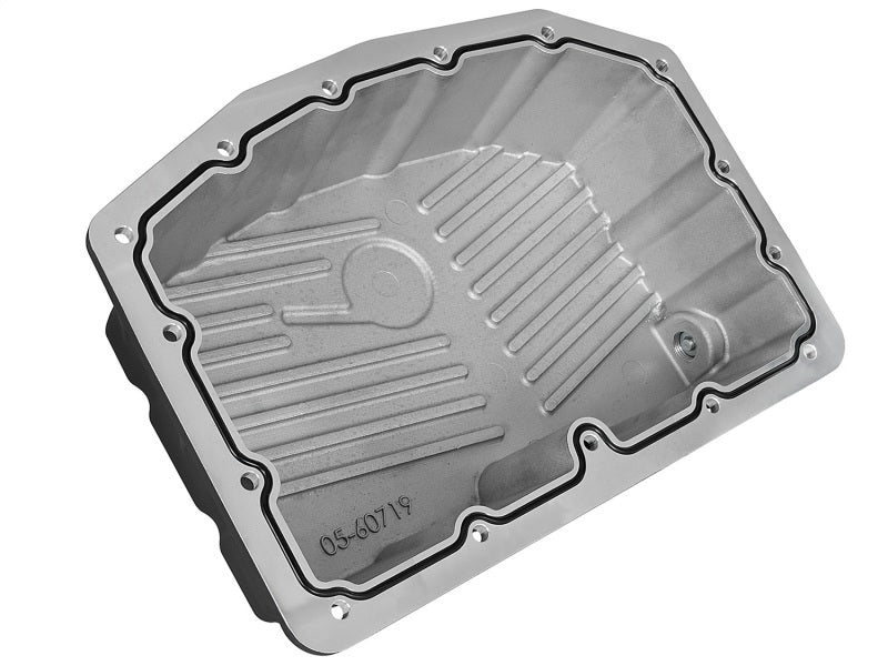 aFe Pro Series Engine Oil Pan Black w/ Machined Fins Ford Diesel Trucks 46-70322 Photo - Unmounted