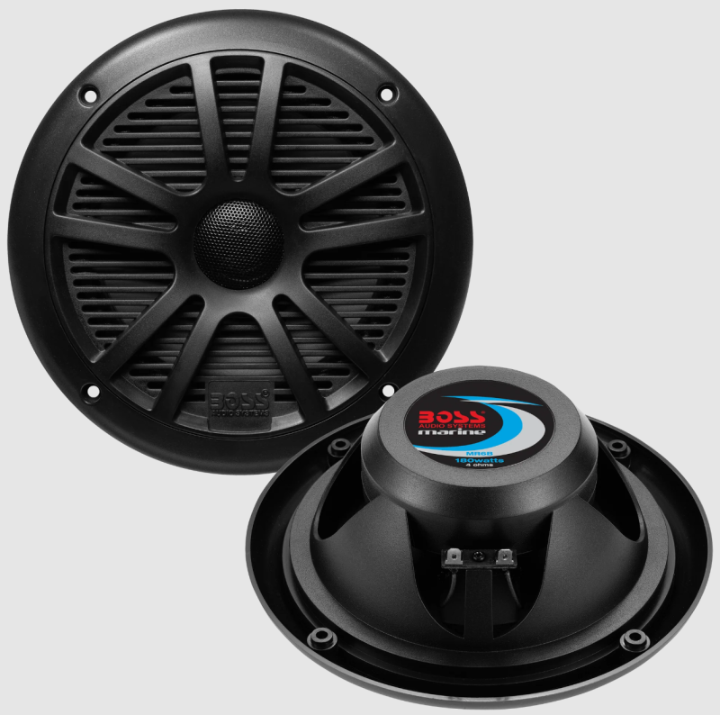 Boss Audio Systems Marine 6.5in Speakers / 180 Watts Per Pair / 2 Way MR6B MR6B User 1