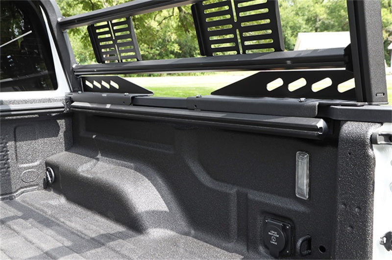 Dee Zee Deezee 20-23 Jeep Gladiator Cargo Management - Hex Bed Rails Txt Blk DZ99752TB DZ99752TB Photo - Mounted