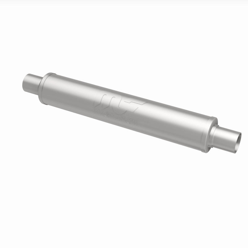 MagnaFlow 4" Round Center/Center Straight Through Performance Muffler 10435 360 Degree Image Set
