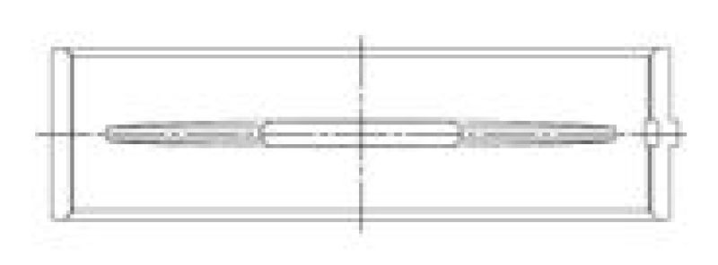 ACL Ford Prod. V8 4.6/5.4L Race Series Engine Crankshaft Main Bearing Set 5M7296H-.025 5M7296H-.025 Technical Drawing