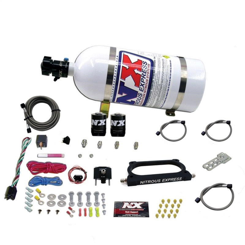 Nitrous Express 07-14 Ford Mustang GT500 Nitrous Plate Kit (50-250HP) w/10lb Bottle 20949-10 20949-10 Photo - Primary