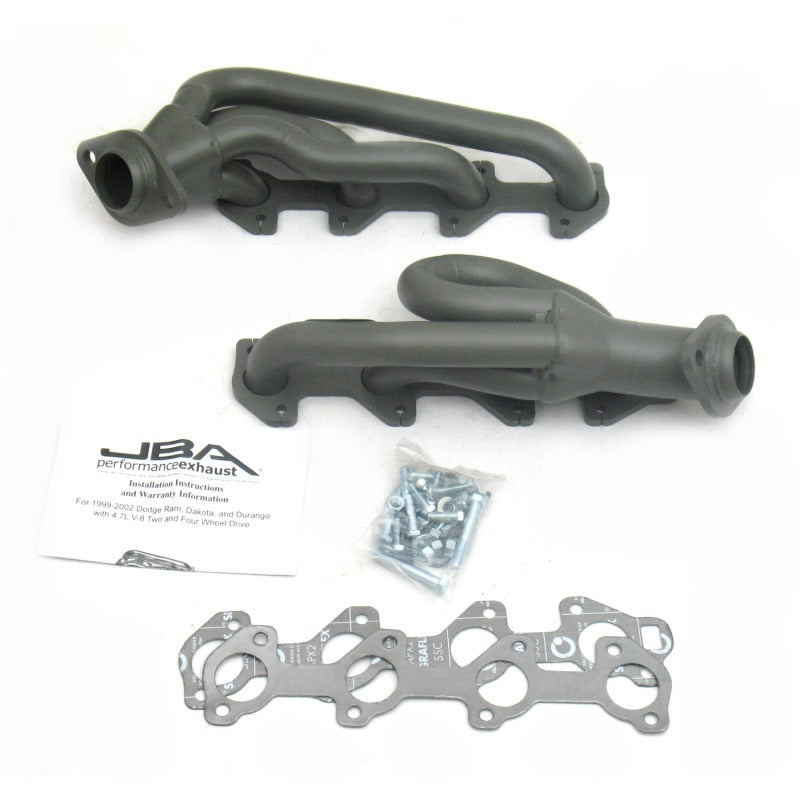 JBA 02-03 Dodge RAM 4.7L PowerTech 1-1/2in Primary Ti Ctd Cat4Ward Header 1949S-1JT 1949S-1JT Photo - Primary