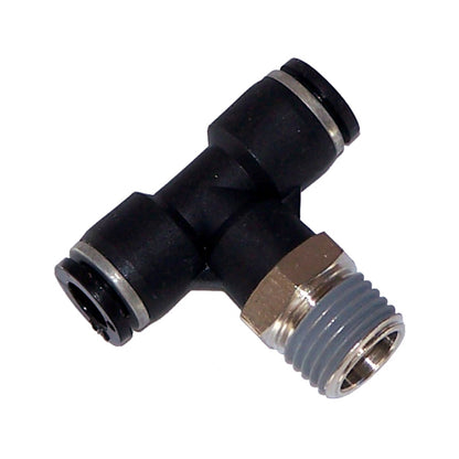 Kleinn Air Horns Kleinn 1/4In OD Tubing 1/4In M NPT T Push-to-Connect Fitting 51414BT 51414BT Photo - Primary