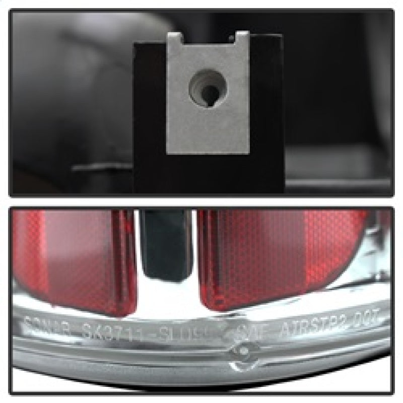 Spyder Chevy Silverado 1500/2500 99-02 (Not Stepside) Euro Style Tail Lights Chrm ALT-YD-CS99-C 5001993 5001993 Photo - Unmounted