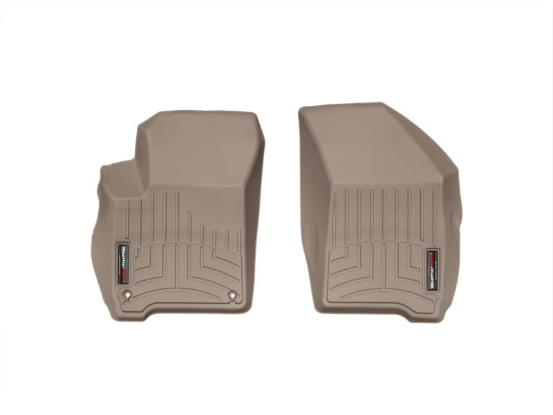 WeatherTech WT FloorLiner - Front - Tan Floor Mats Floor Mats - Rubber main image