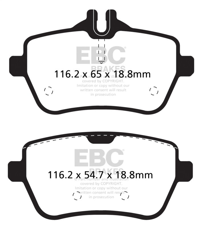 EBC Disc Brake Pad Set DP42180R Photo - Primary