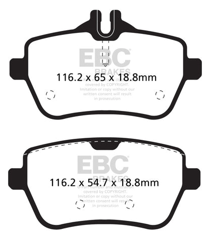 EBC Disc Brake Pad Set DP42180R Photo - Primary