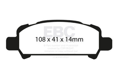 EBC Disc Brake Pad Set DP51293NDX Photo - Primary