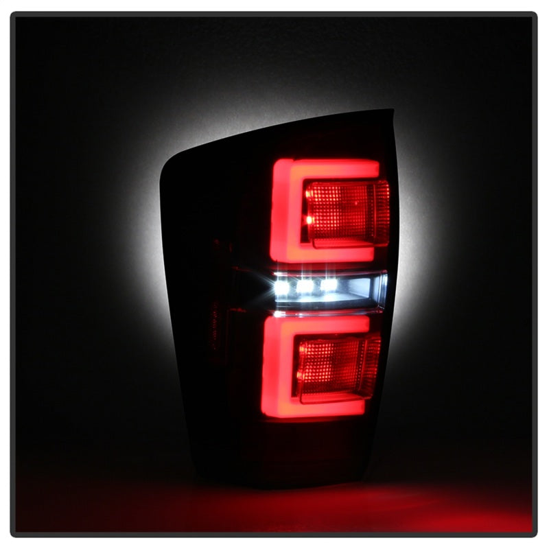 Spyder 16-17 Toyota Tacoma LED Tail Lights - Black (ALT-YD-TT16-LED-BK) 5085733 5085733 Photo - Unmounted