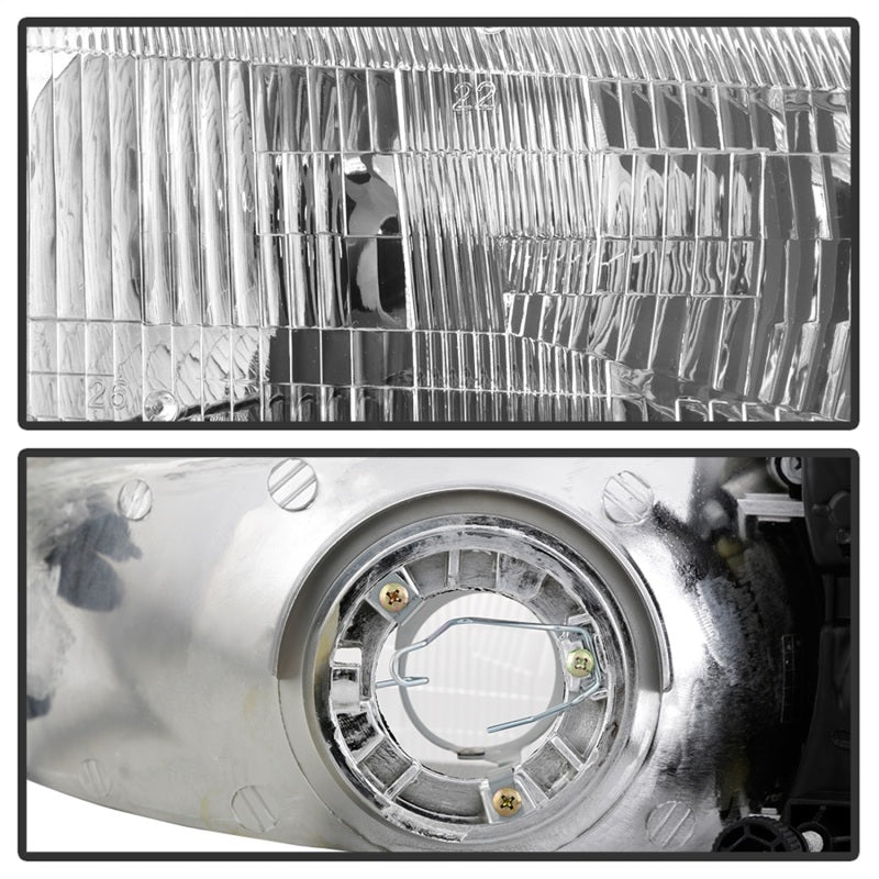 SPYDER xTune 97-99 Toyota Camry 4pc OEM Style Headlights w/Corner Lights - Chrome (HD-JH-TCAM97-SET-C) 9042843 9042843 Photo - Unmounted