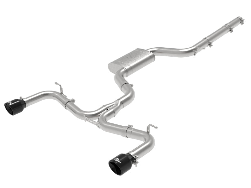 aFe MACHForce XP 3in-2.5in SS Exhaust Cat-Back 15-17 Volkswagen GTI (MKVII) L4-2.0L (t) - Black 49-36418-B 49-36418-B Photo - Primary