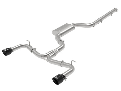 aFe MACHForce XP 3in-2.5in SS Exhaust Cat-Back 15-17 Volkswagen GTI (MKVII) L4-2.0L (t) - Black 49-36418-B 49-36418-B Photo - Primary