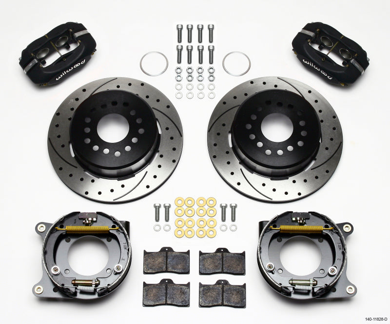 Wilwood FDL P/S Park Brake Kit, Drilled, Impala 59-64/Corvette 57-62 140-11828-D Photo - Primary