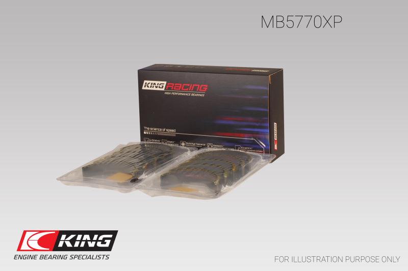 King Engine Bearings King Nissan VK45DD/E/ VK50VE/ Vk56DE/VD (Size 0.26) Main Bearing Set MB5770XP.026 MB5770XP.026 User 1