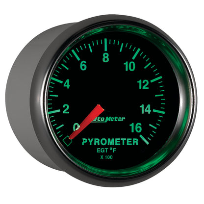 Autometer 2-1/16" Pyrometer, 0-1600 °F, Stepper Motor, Gs 3844 User 6