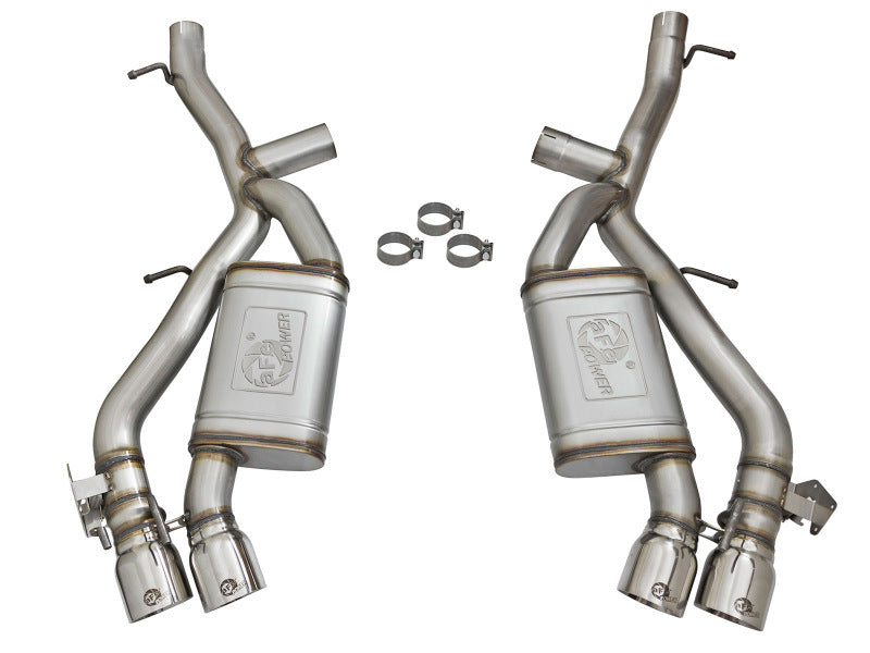 aFe  POWER 49-34068-P MACH Force-Xp 3" 304 SS Axle-Back Exhaust System 49-34068-P Photo - Unmounted