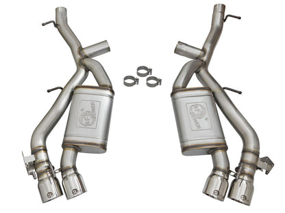 aFe  POWER 49-34068-P MACH Force-Xp 3" 304 SS Axle-Back Exhaust System 49-34068-P Photo - Unmounted