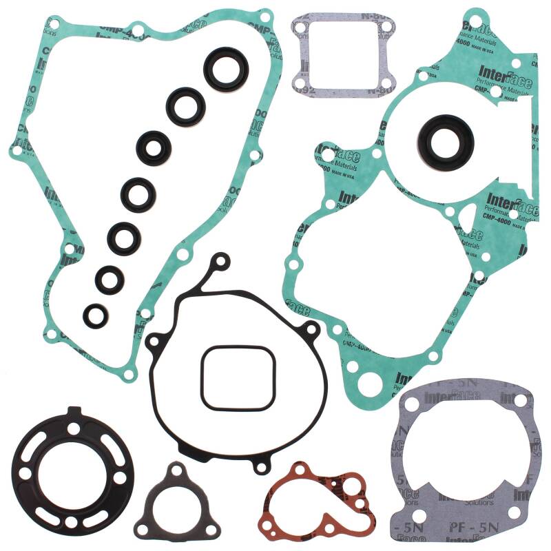 Vertex Pistons Vertex Gaskets 92-02 Honda CR80R Complete Gasket Kit w/ Oil Seals 811206 811206 Photo - Primary