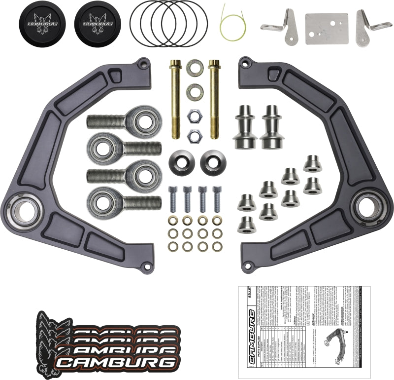 Camburg Ford Raptor 17-23 KINETIK V2 Performance Billet Uniball Upper Arms CAM-110233-GRY CAM-110233-GRY Photo - out of package