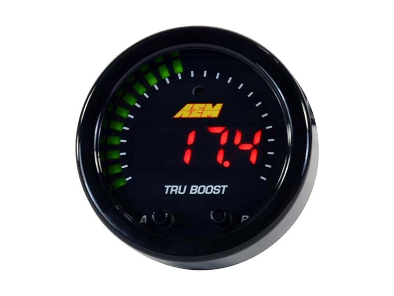 AEM X-Series Tru-Boost Controller Gauge w/ Boost Control Solenoid 80PSIg Internal MAP Sensor 30-0352 30-0352 Photo - out of package