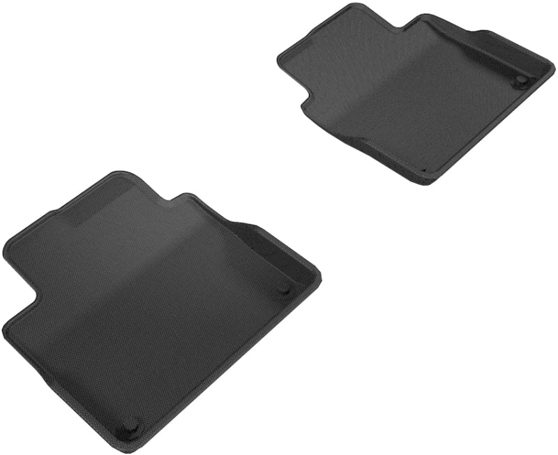 3D MAXpider 2017-2019 Volvo S90/V90 Kagu 2nd Row Floormats - Black L1VV02221509 L1VV02221509 Photo - Primary