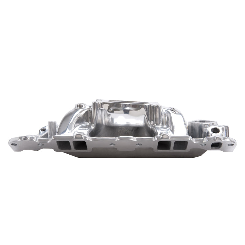 Edelbrock Sbc Perf Air Gap Manifold Polished 26011 Photo - out of package