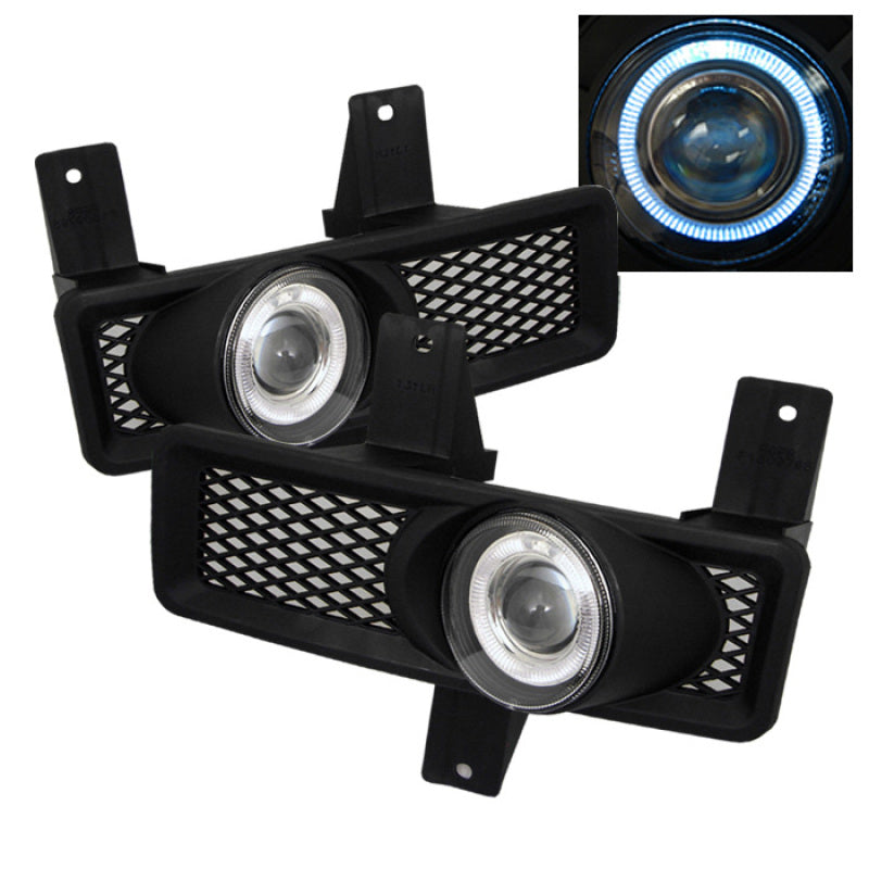 Spyder Ford F150 97-98/F250 LD 97-98 Halo Projector Fog Lights w/swch Clear FL-P-FF15097-HL 5021328 5021328 Photo - Primary