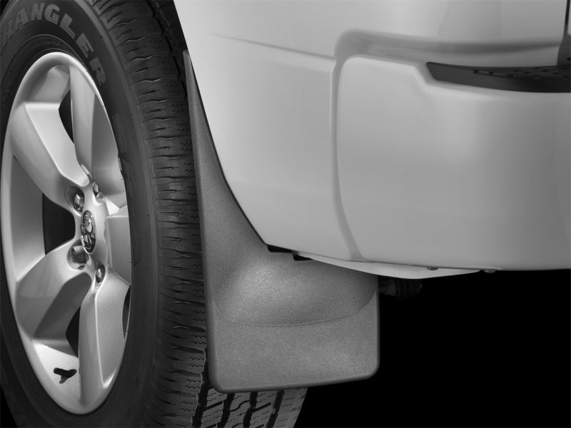 WeatherTech 09+ Dodge Ram 1500 No Drill Mudflaps - Black 120024 Photo - Mounted