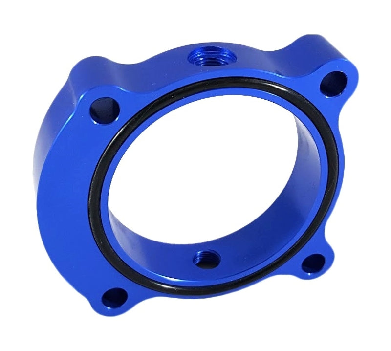 Torque Solution Throttle Body Spacer: Hyundai Genesis Coupe 2.0T 2013+ TS-TBS-029BU Photo - Primary