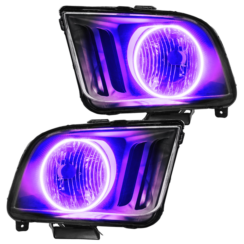 ORACLE Lighting Oracle Ford Mustang 05-09 Halo Kit - ColorSHIFT w/ Simple Controller 2301-504 2301-504 User 6