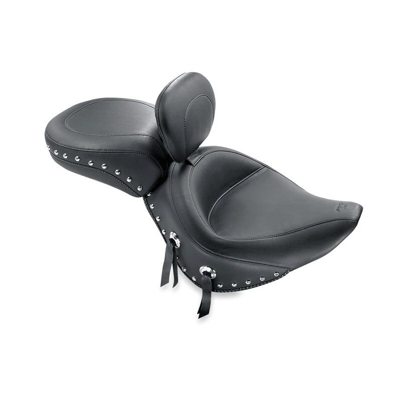 Mustang Motorcycle Solo W/Driv Backrest Chr Studs 79485 79485 User 1